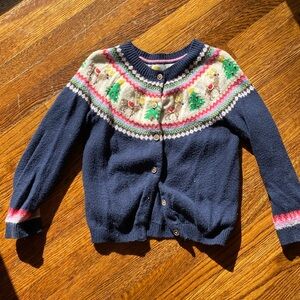 Mini Boden Christmas cardigan